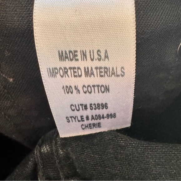 AGOLDE Cherie High-Rise Straight Jean in "Distortion" Black Size 24 - Picture 12 of 12